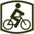 dviratininko ikona