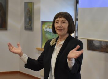 Zafiros Leilionienės nuotrauka parodos atidaryme
